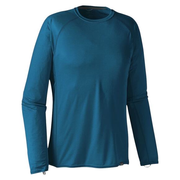 Patagonia Capilene Lightweight Crew Teal Green Base Layer Shirt Men's M - Picture 1 of 7